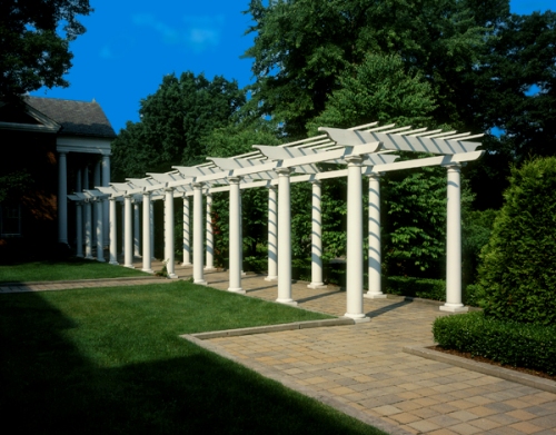 Custom Pergola Design 1016 - Exterior Custom Garden Structures - Chadsworth Columns: shop.columns.com